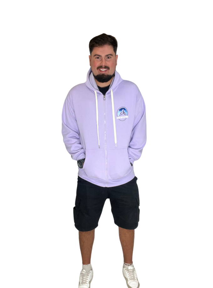Campera deportiva logo montaña