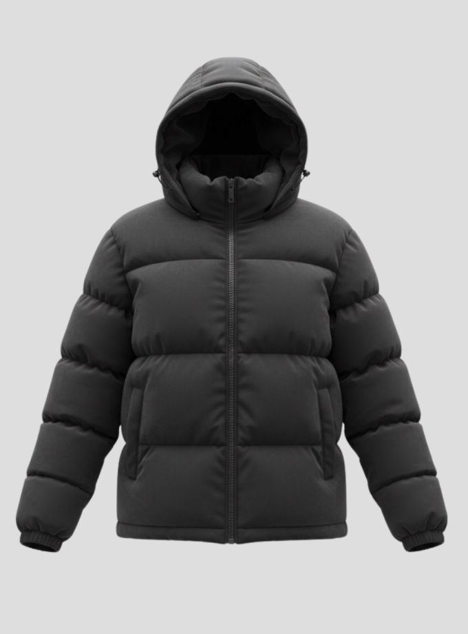 Campera Puffer combinada premium