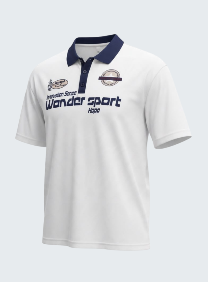 Remera polo oversize