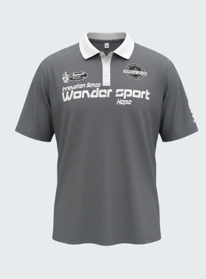 Remera polo oversize