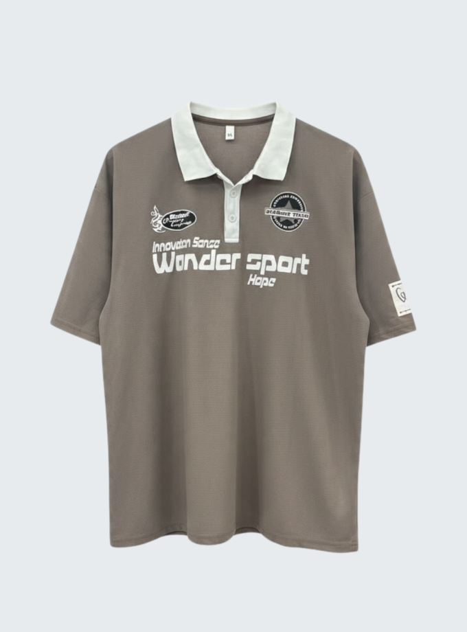 Remera polo oversize