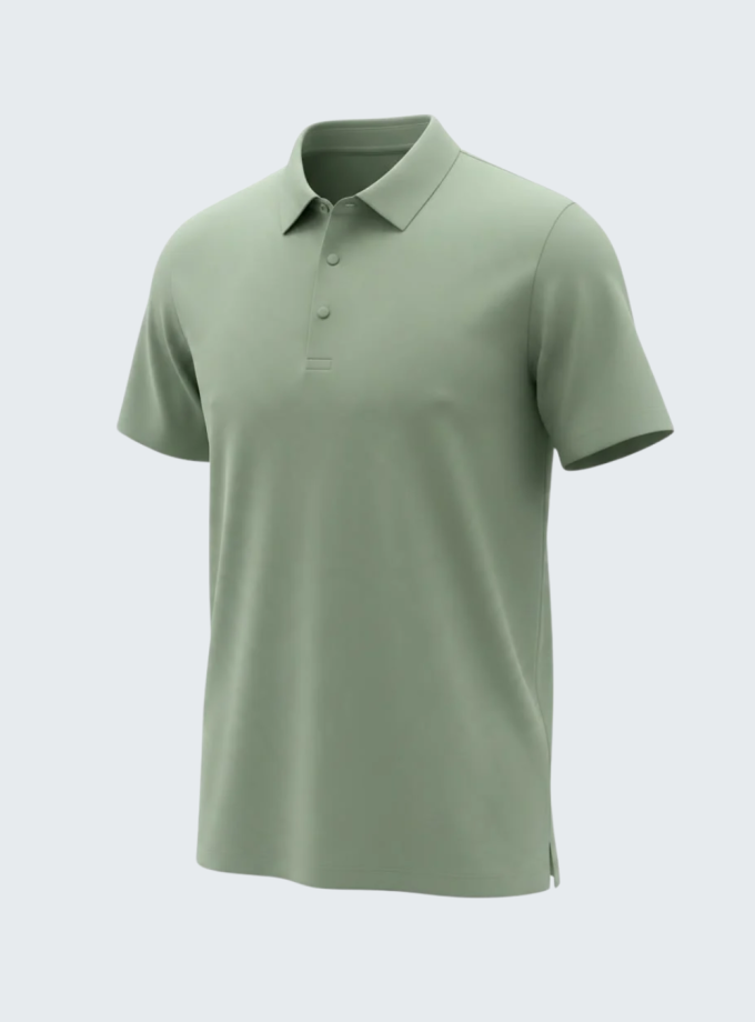 Remera polo de licra